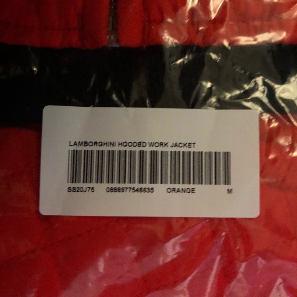 SOLD Supreme Automobili Lamborghini Hooded Work Jacket - Picture 5 of 5